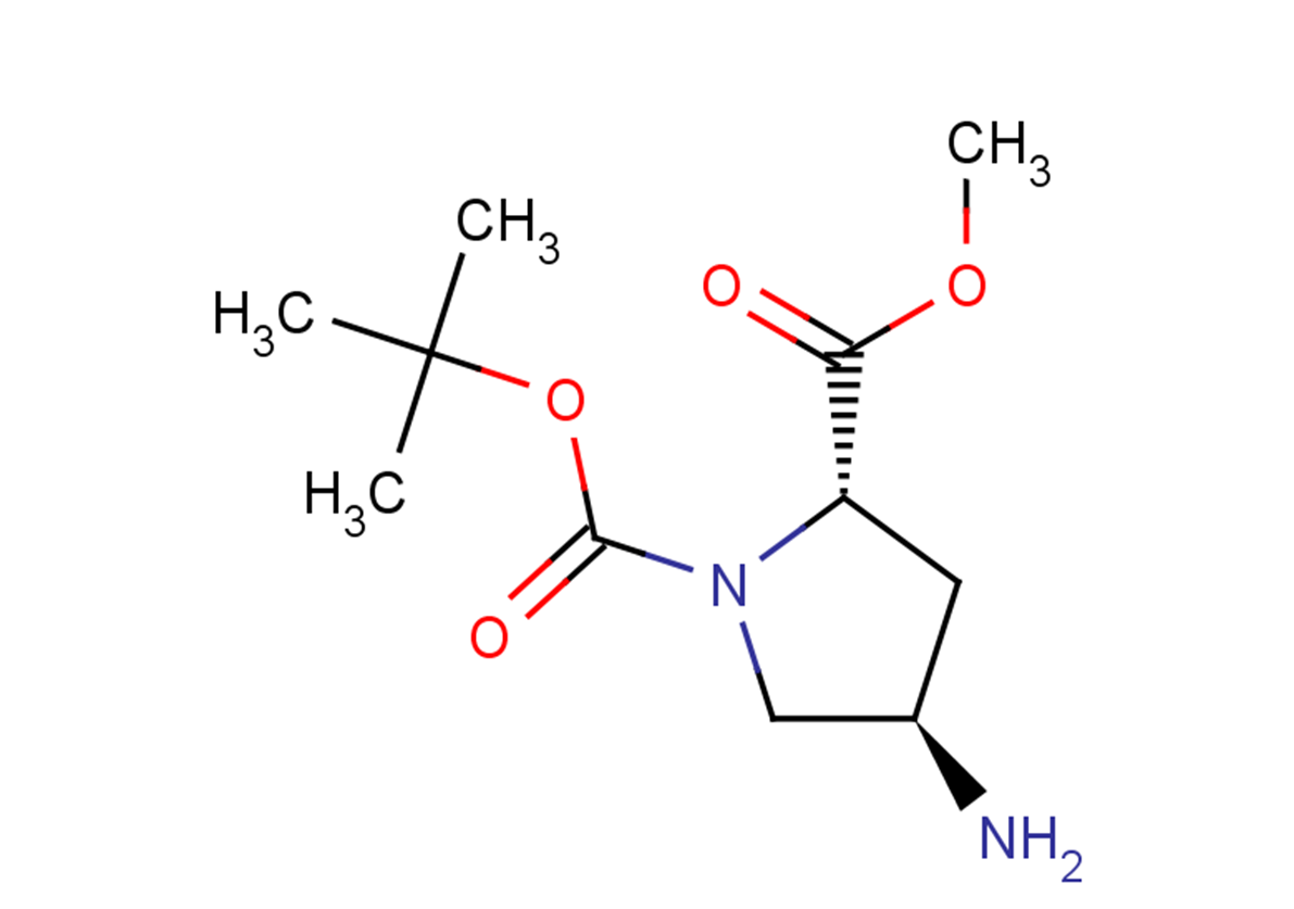 1-tert-butyl 2-methyl (2S,4R)-4-aminopyrrolidine-1,2-dicarboxylate