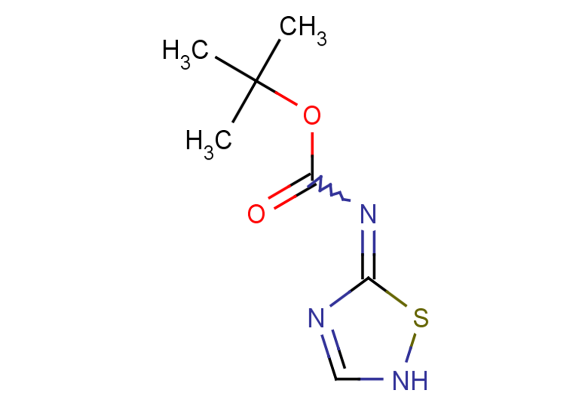 tert-butyl N-(2,5-dihydro-1,2,4-thiadiazol-5-ylidene)carbamate
