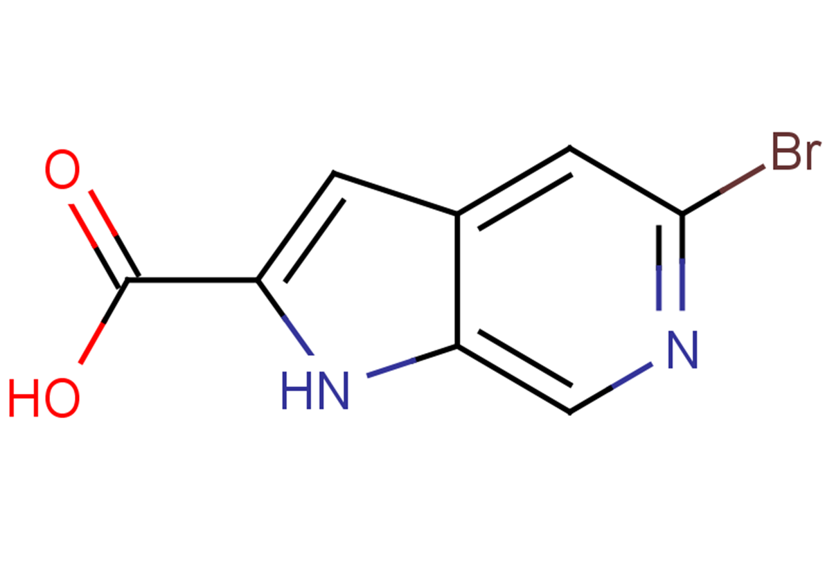 5-bromo-1H-pyrrolo[2,3-c]pyridine-2-carboxylic acid