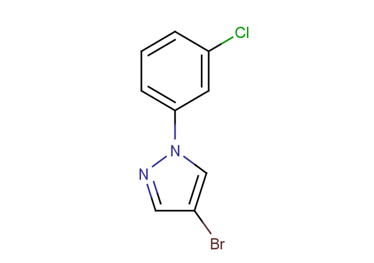 4-bromo-1-(3-chlorophenyl)-1H-pyrazole