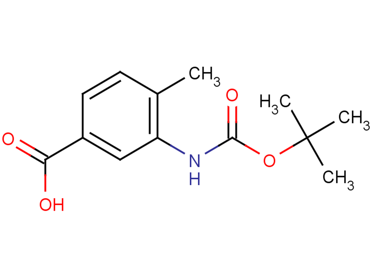 3-{[(tert-butoxy)carbonyl]amino}-4-methylbenzoic acid