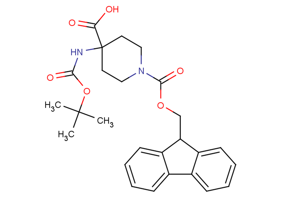 4-{[(tert-butoxy)carbonyl]amino}-1-[(9H-fluoren-9-ylmethoxy)carbonyl]piperidine-4-carboxylic acid