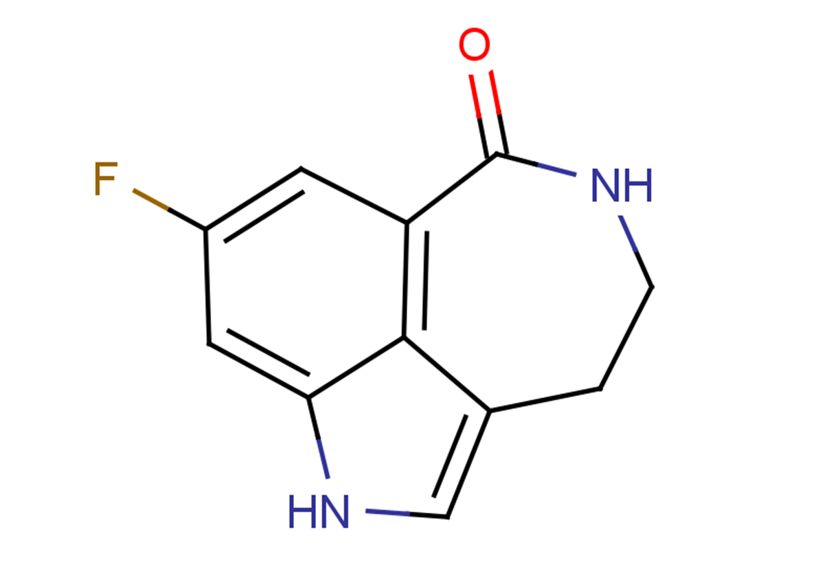 6-fluoro-3,10-diazatricyclo[6.4.1.0^{4,13}]trideca-1,4,6,8(13)-tetraen-9-one