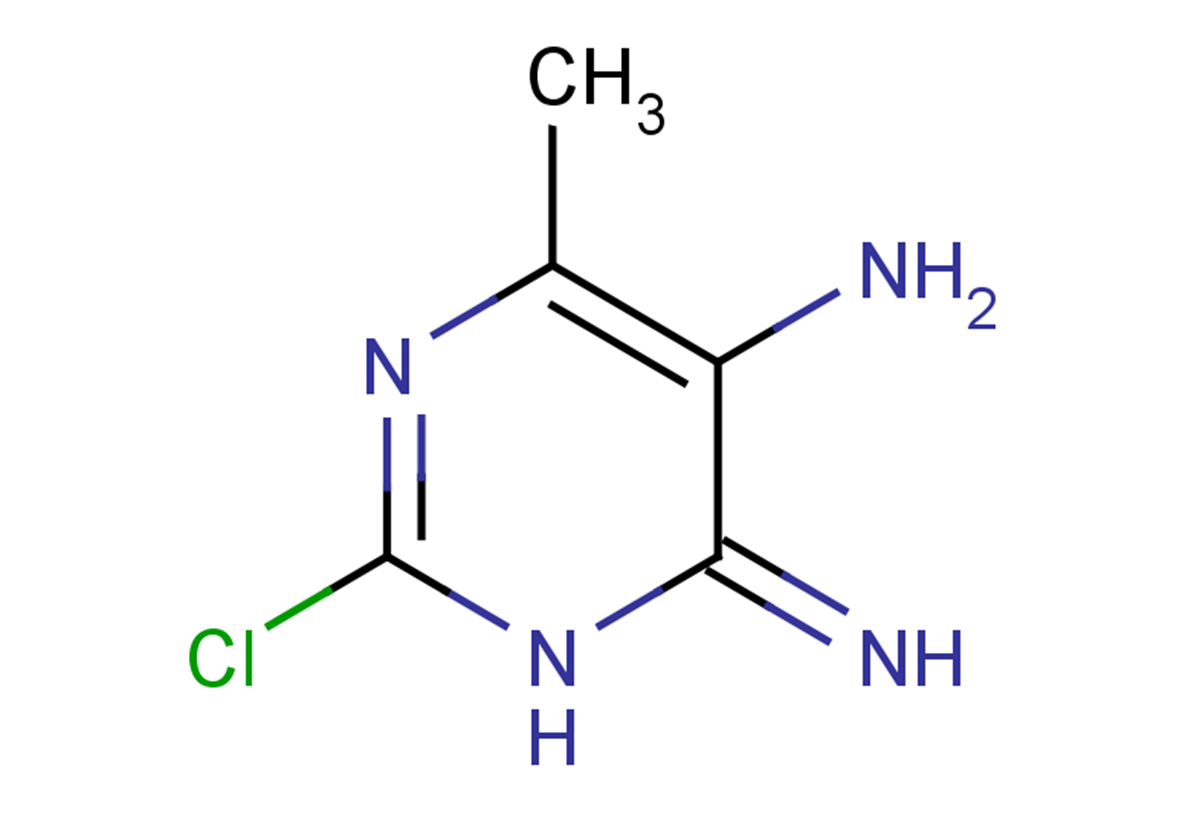 2-chloro-6-imino-4-methyl-1,6-dihydropyrimidin-5-amine