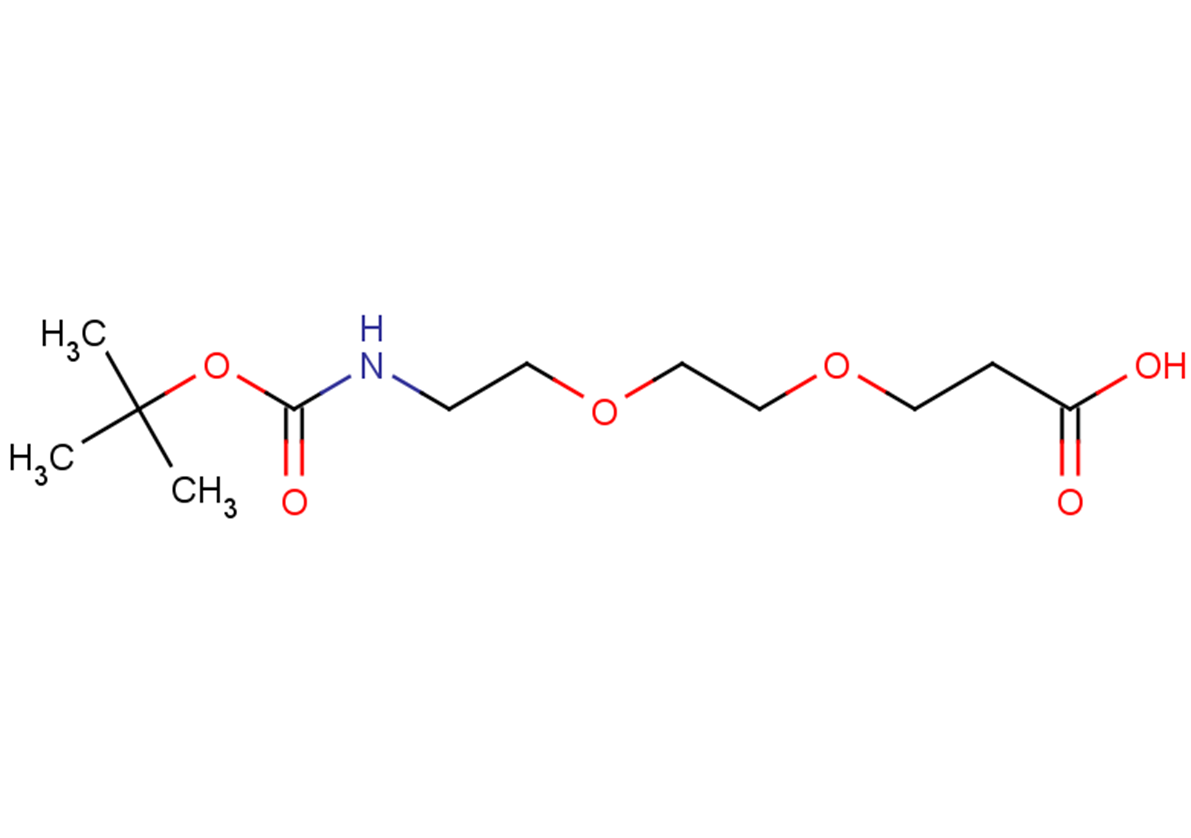 3-[2-(2-{[(tert-butoxy)carbonyl]amino}ethoxy)ethoxy]propanoic acid