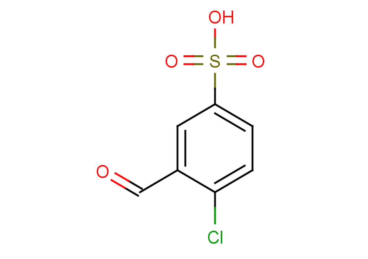 4-chloro-3-formylbenzene-1-sulfonic acid