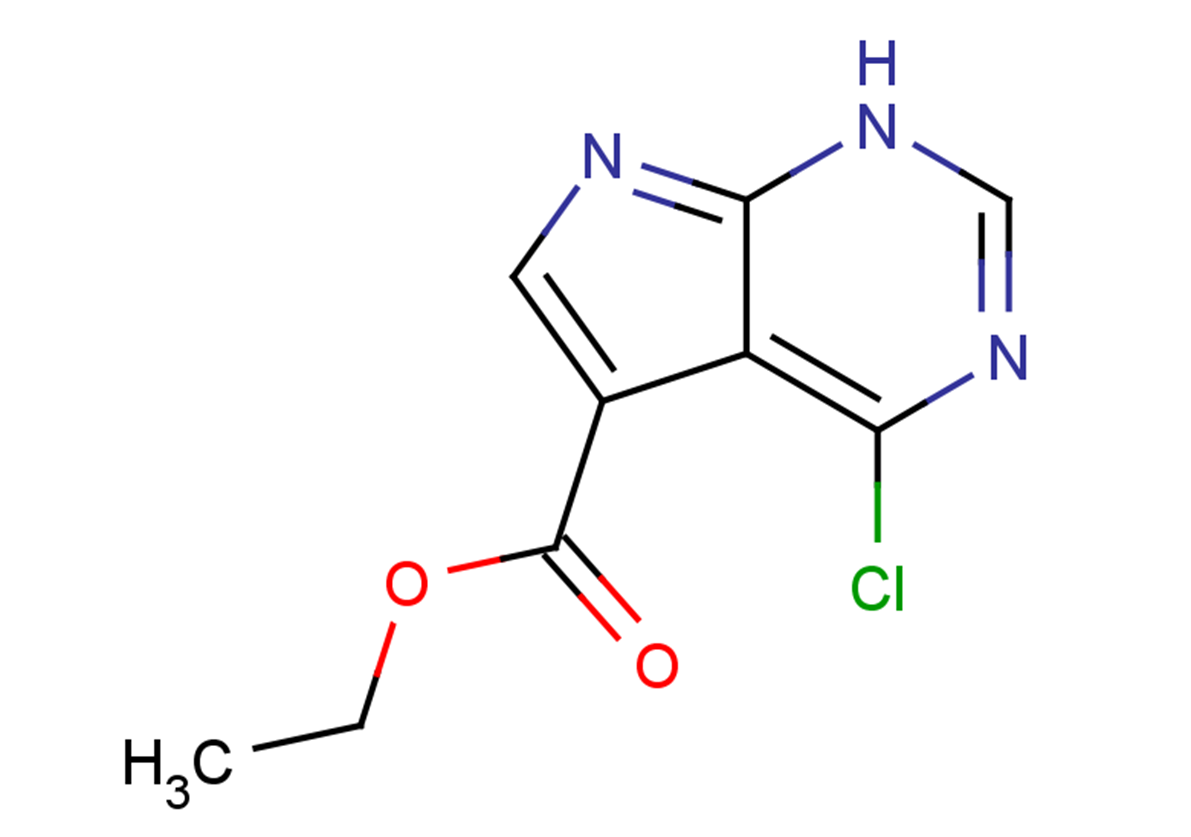 ethyl 4-chloro-1H-pyrrolo[2,3-d]pyrimidine-5-carboxylate