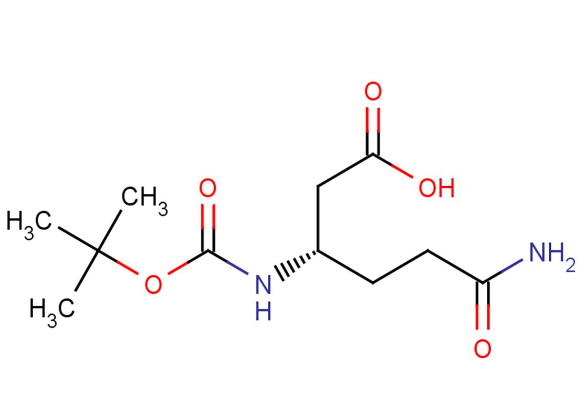 (3S)-3-{[(tert-butoxy)carbonyl]amino}-5-carbamoylpentanoic acid