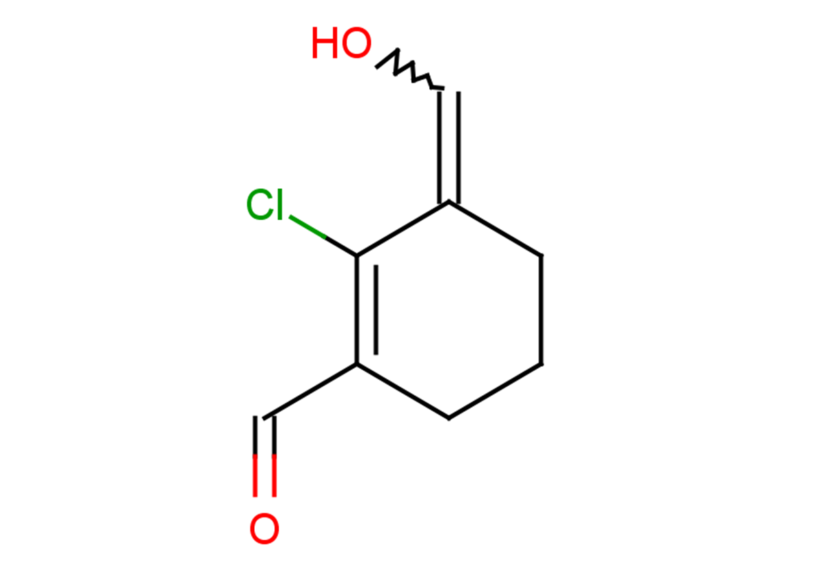 2-chloro-3-(hydroxymethylidene)cyclohex-1-ene-1-carbaldehyde