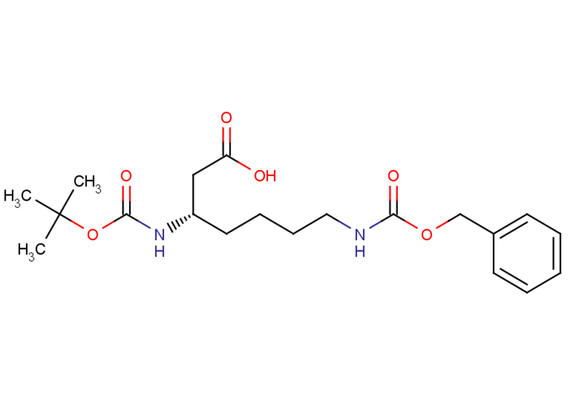 (3S)-7-{[(benzyloxy)carbonyl]amino}-3-{[(tert-butoxy)carbonyl]amino}heptanoic acid