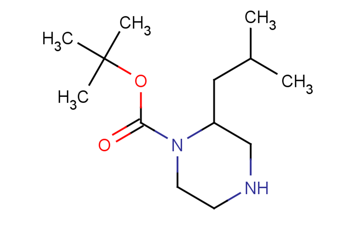 tert-butyl 2-(2-methylpropyl)piperazine-1-carboxylate