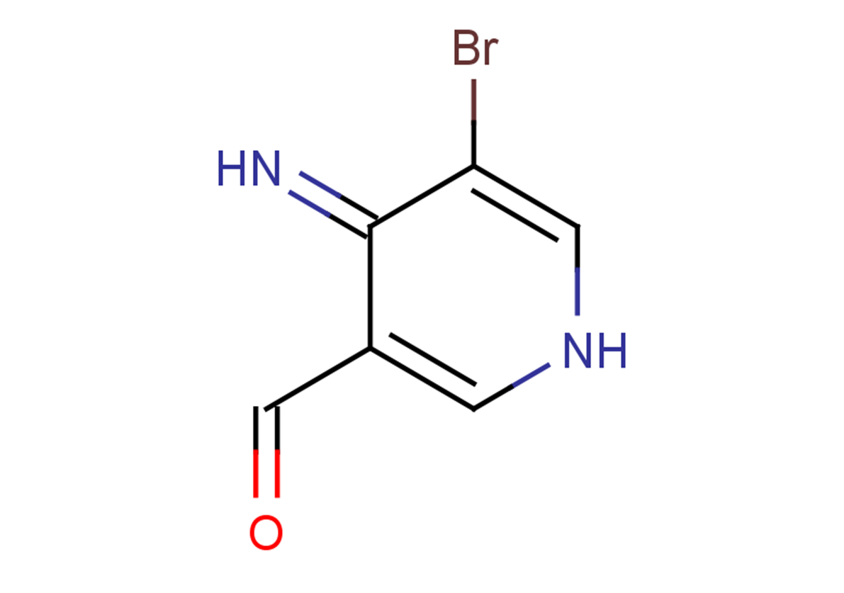 5-bromo-4-imino-1,4-dihydropyridine-3-carbaldehyde