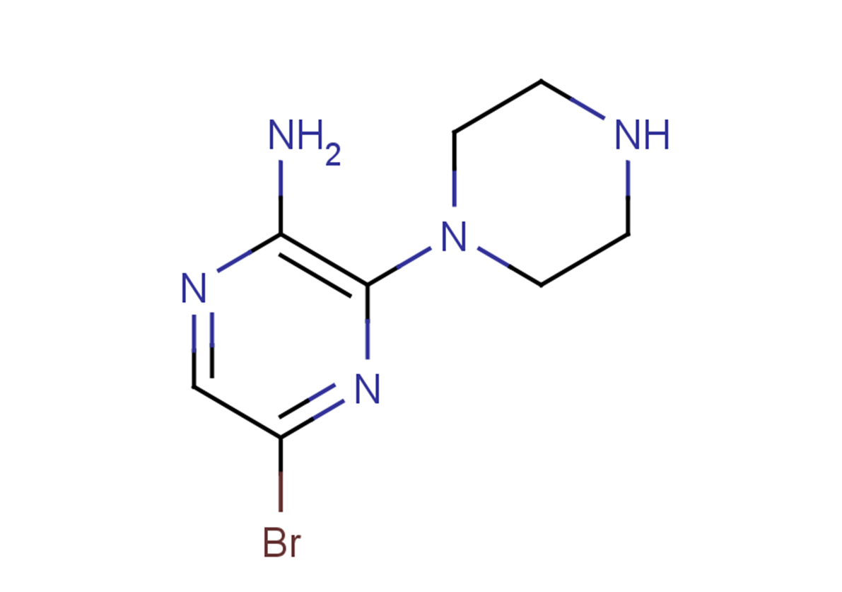 5-bromo-3-(piperazin-1-yl)pyrazin-2-amine