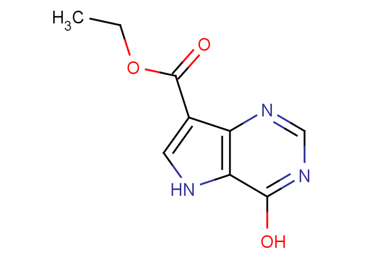 ethyl 4-hydroxy-5H-pyrrolo[3,2-d]pyrimidine-7-carboxylate