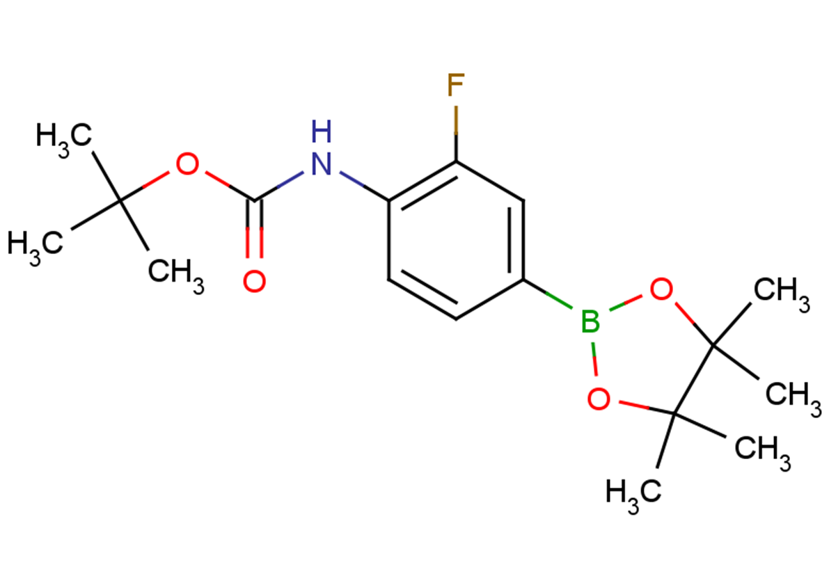 tert-butyl N-[2-fluoro-4-(4,4,5,5-tetramethyl-1,3,2-dioxaborolan-2-yl)phenyl]carbamate