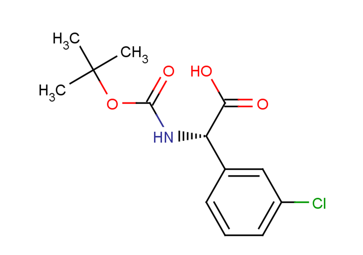 (2S)-2-{[(tert-butoxy)carbonyl]amino}-2-(3-chlorophenyl)acetic acid