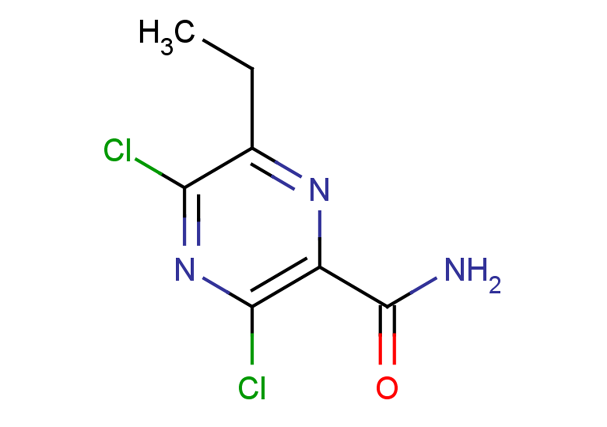 3,5-dichloro-6-ethylpyrazine-2-carboxamide