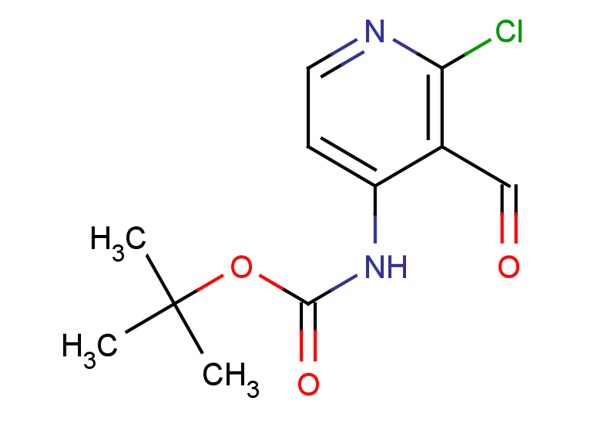 tert-butyl N-(2-chloro-3-formylpyridin-4-yl)carbamate