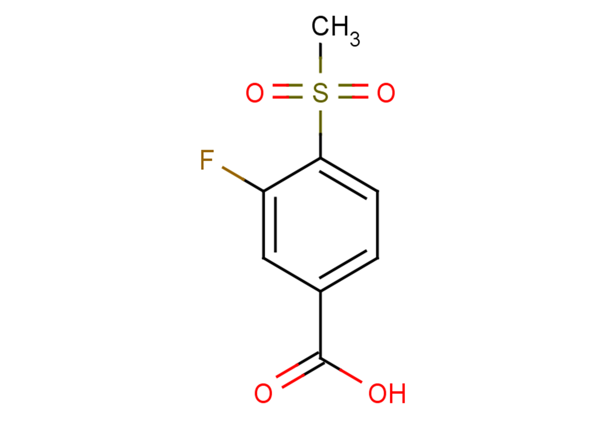 3-fluoro-4-methanesulfonylbenzoic acid
