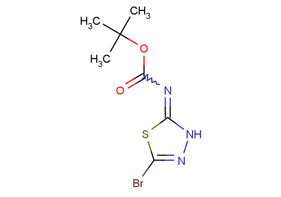 tert-butyl N-(5-bromo-2,3-dihydro-1,3,4-thiadiazol-2-ylidene)carbamate