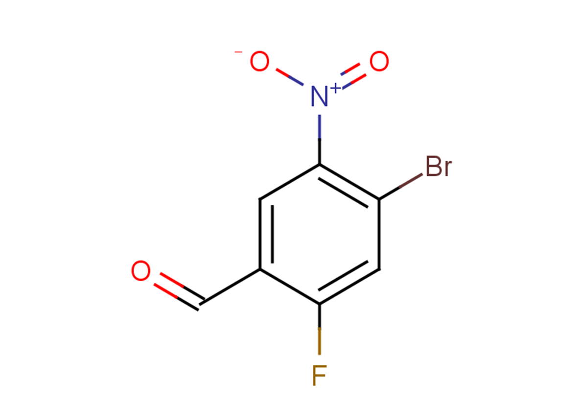 4-bromo-2-fluoro-5-nitrobenzaldehyde