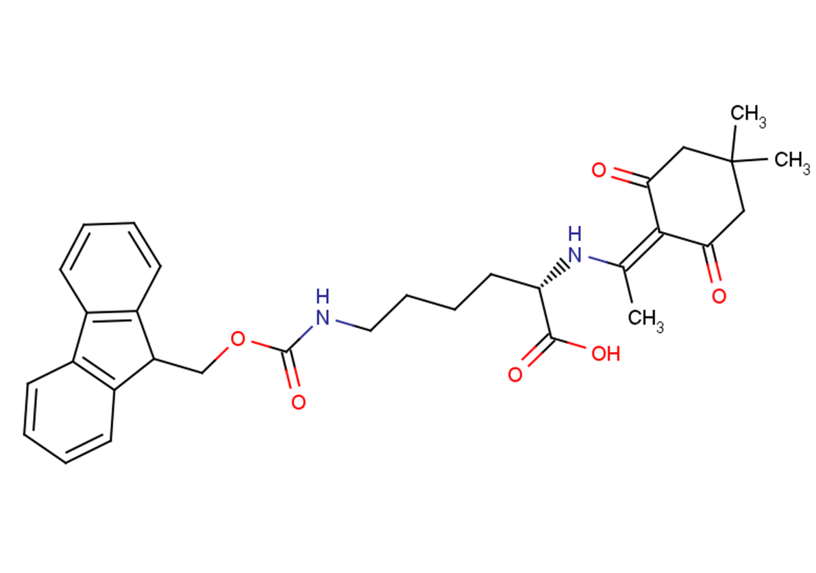 (2S)-2-{[1-(4,4-dimethyl-2,6-dioxocyclohexylidene)ethyl]amino}-6-{[(9H-fluoren-9-ylmethoxy)carbonyl]amino}hexanoic acid