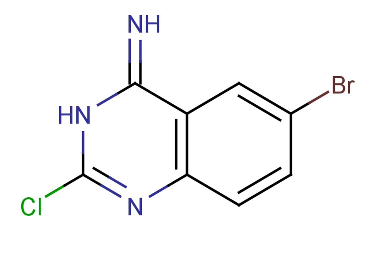 6-bromo-2-chloro-3,4-dihydroquinazolin-4-imine
