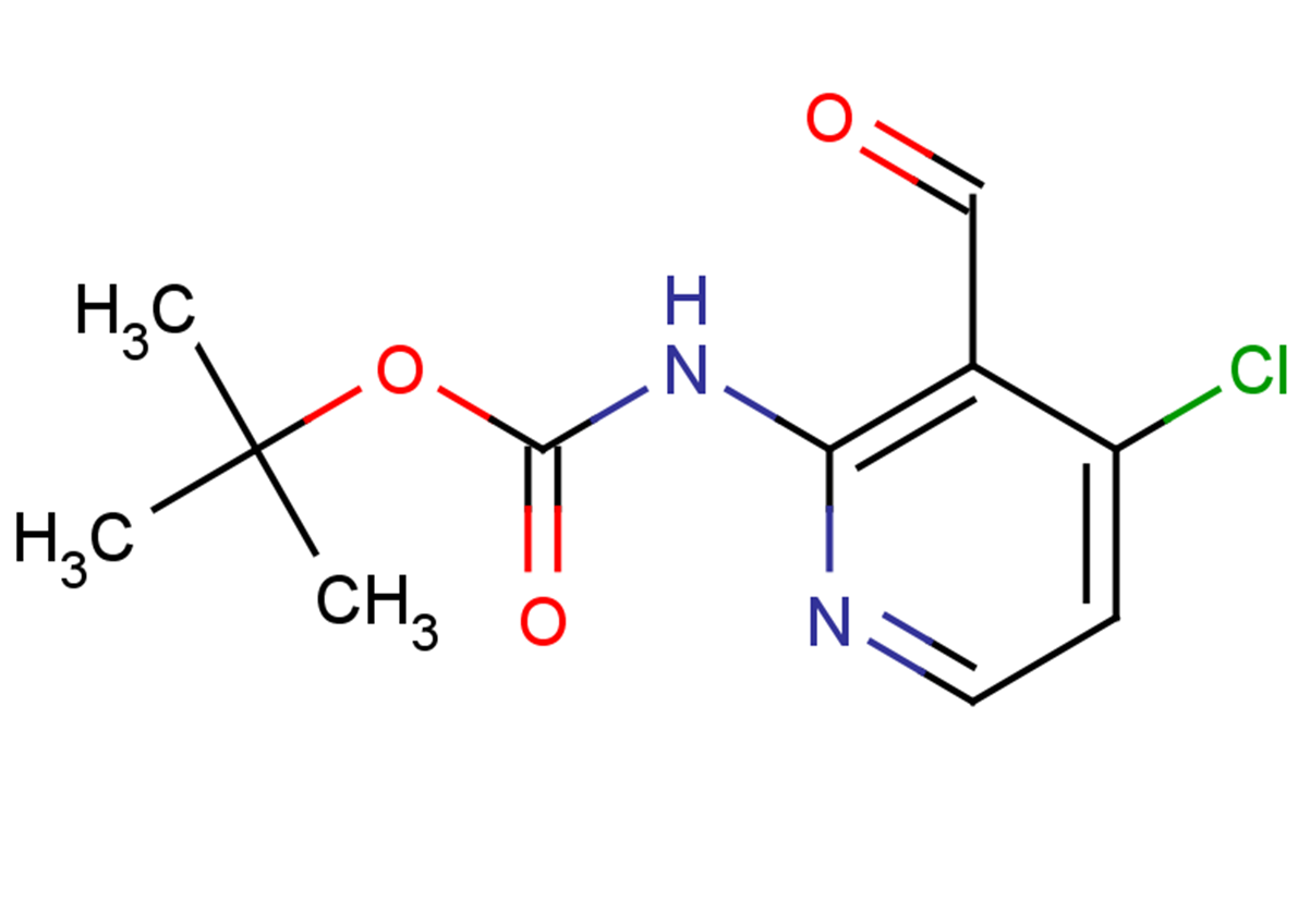 tert-butyl N-(4-chloro-3-formylpyridin-2-yl)carbamate