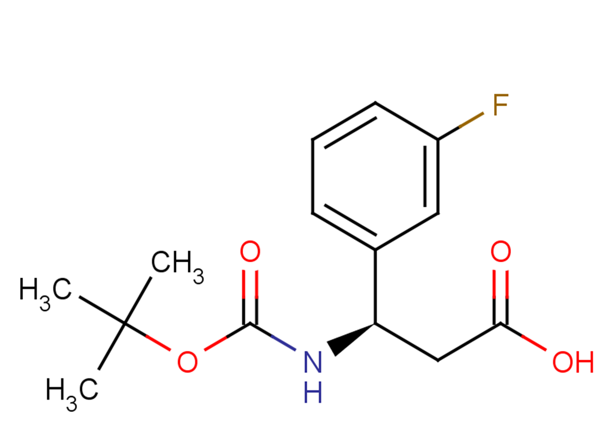 (3R)-3-{[(tert-butoxy)carbonyl]amino}-3-(3-fluorophenyl)propanoic acid