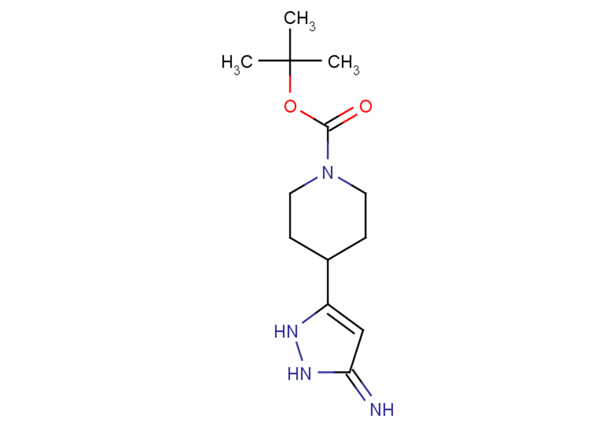 tert-butyl 4-(5-imino-2,5-dihydro-1H-pyrazol-3-yl)piperidine-1-carboxylate