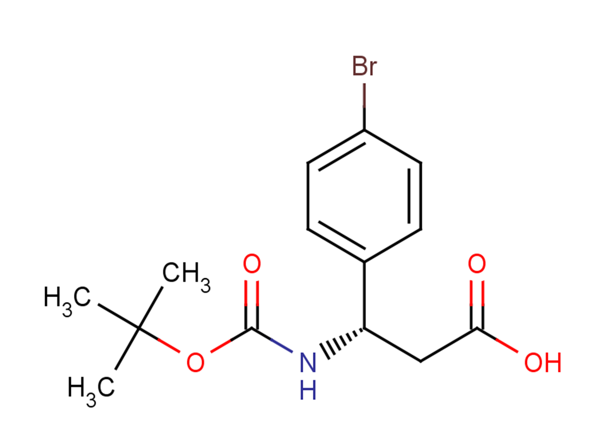 (3S)-3-(4-bromophenyl)-3-{[(tert-butoxy)carbonyl]amino}propanoic acid