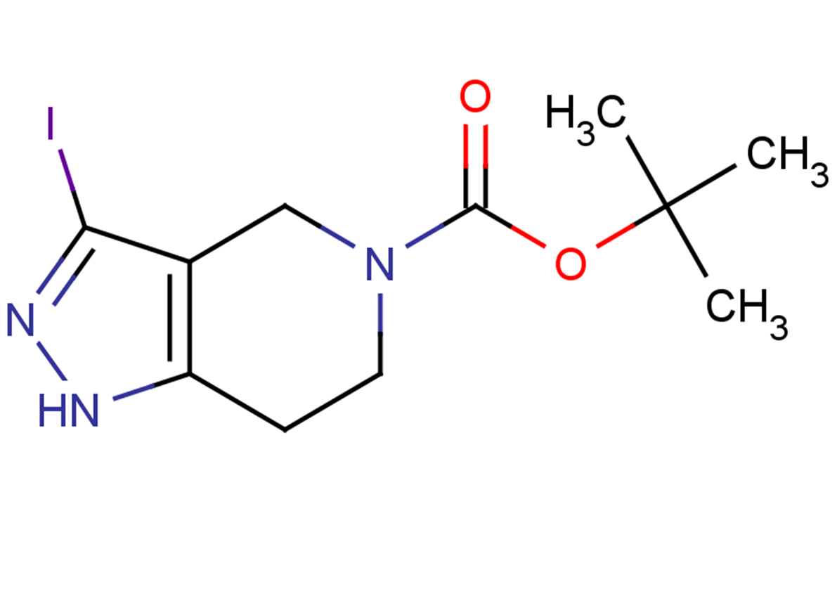 tert-butyl 3-iodo-1H,4H,5H,6H,7H-pyrazolo[4,3-c]pyridine-5-carboxylate