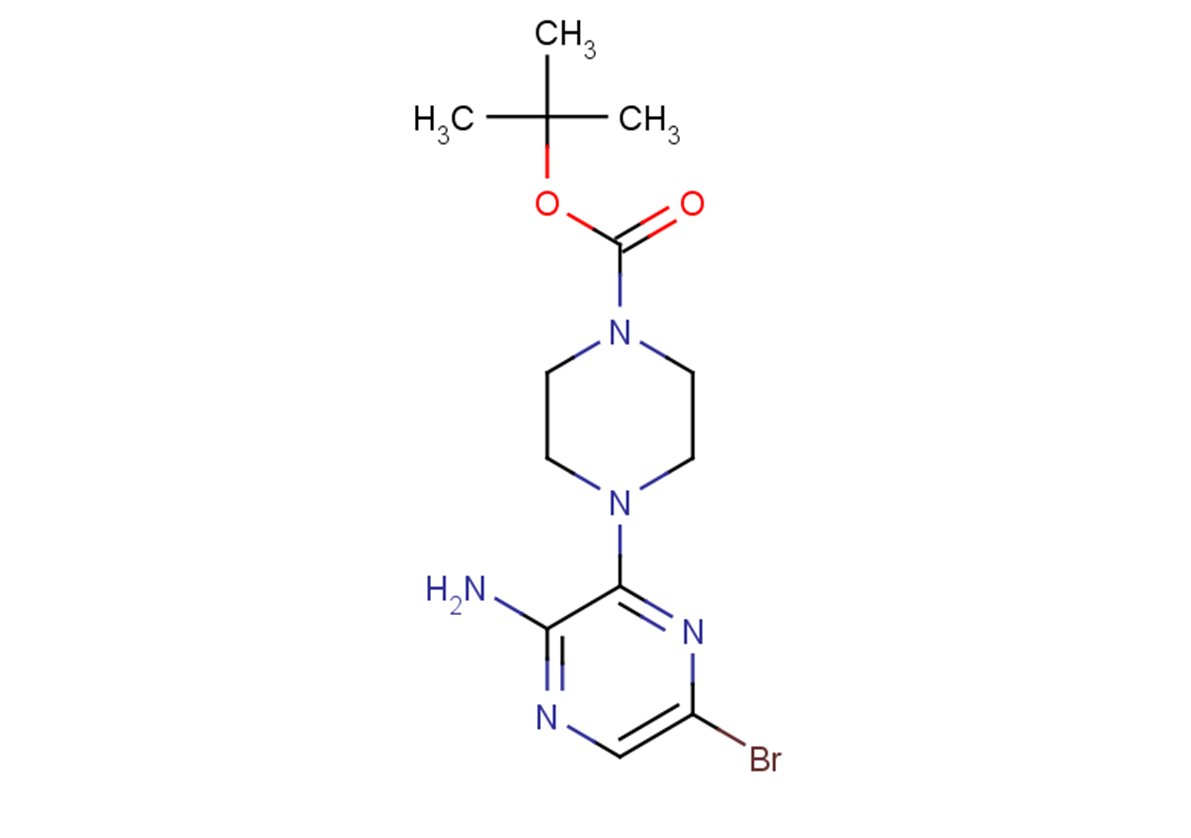 tert-butyl 4-(3-amino-6-bromopyrazin-2-yl)piperazine-1-carboxylate