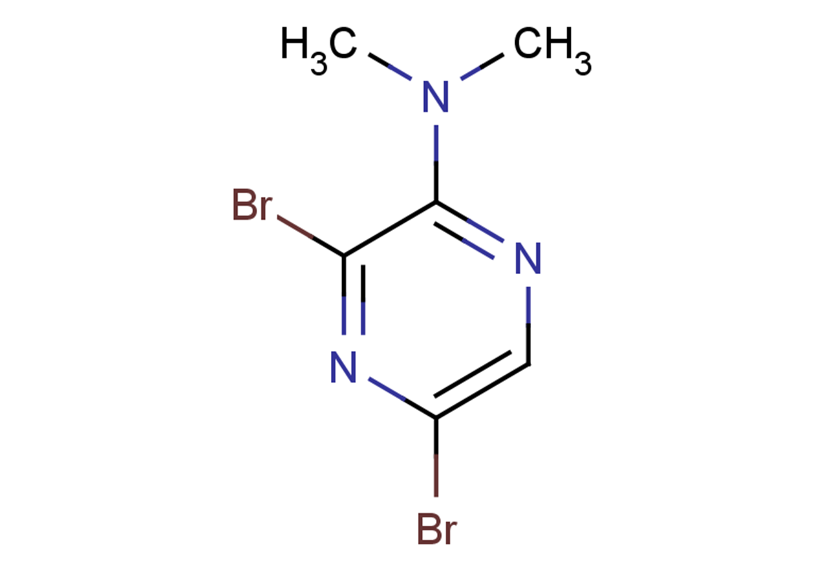 3,5-dibromo-N,N-dimethylpyrazin-2-amine