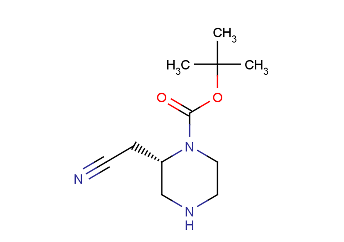 tert-butyl (2S)-2-(cyanomethyl)piperazine-1-carboxylate