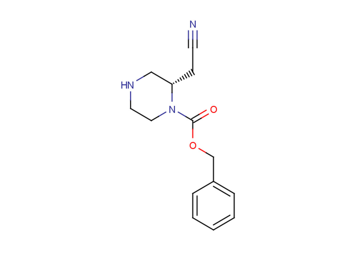 benzyl (2S)-2-(cyanomethyl)piperazine-1-carboxylate