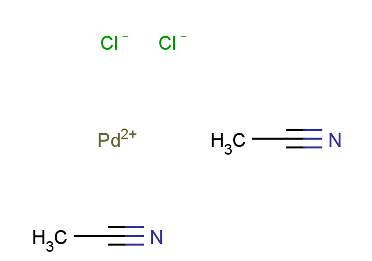palladium(2+) ion bis(acetonitrile) dichloride