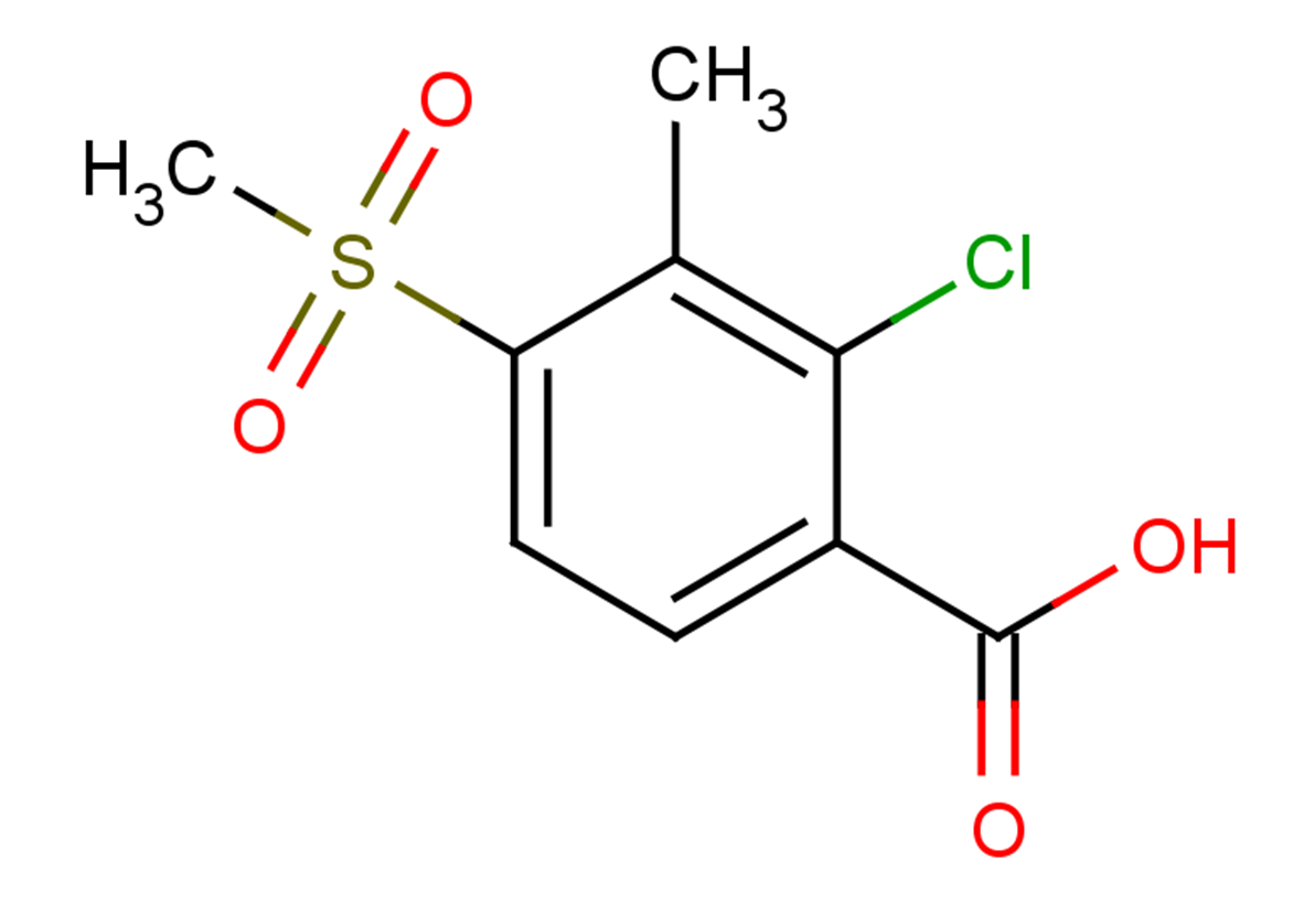 2-chloro-4-methanesulfonyl-3-methylbenzoic acid