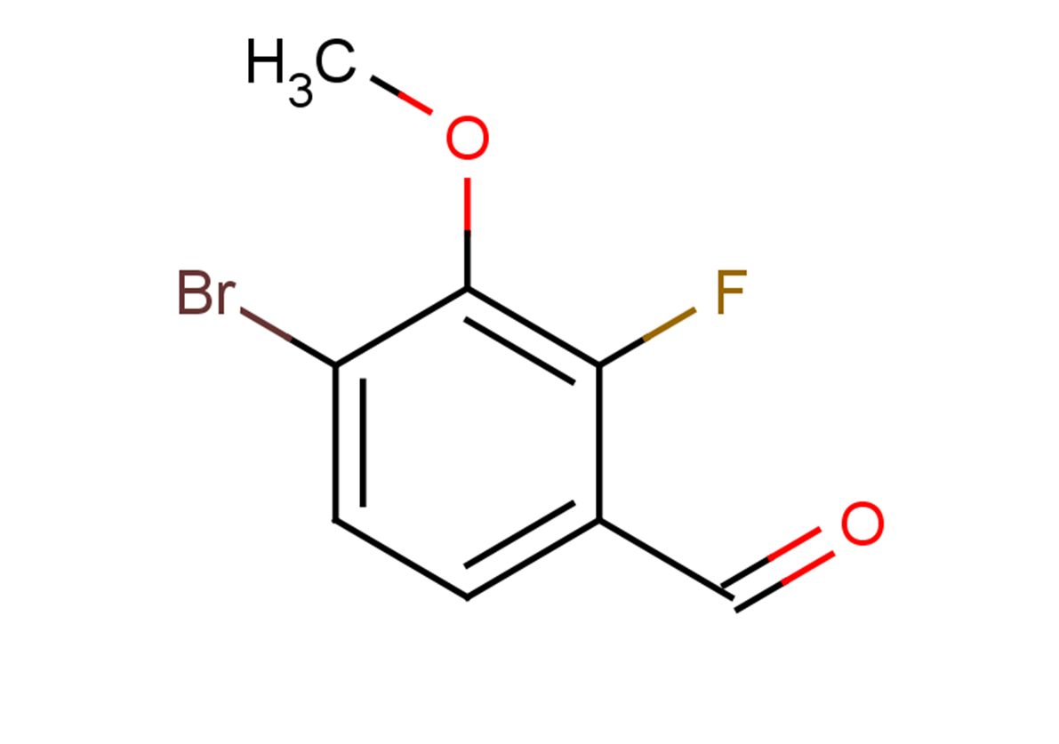4-bromo-2-fluoro-3-methoxybenzaldehyde
