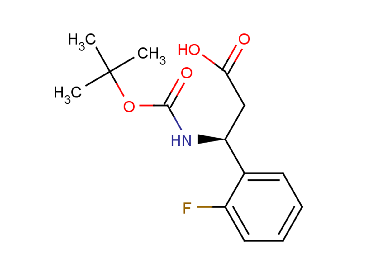 (3S)-3-{[(tert-butoxy)carbonyl]amino}-3-(2-fluorophenyl)propanoic acid