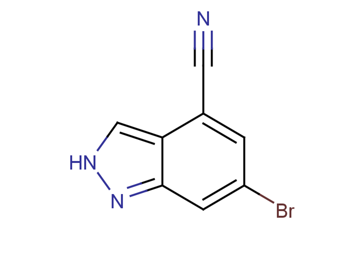 6-bromo-2H-indazole-4-carbonitrile