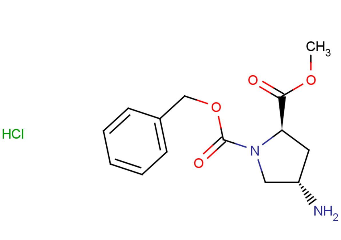 1-benzyl 2-methyl (2R,4S)-4-aminopyrrolidine-1,2-dicarboxylate hydrochloride