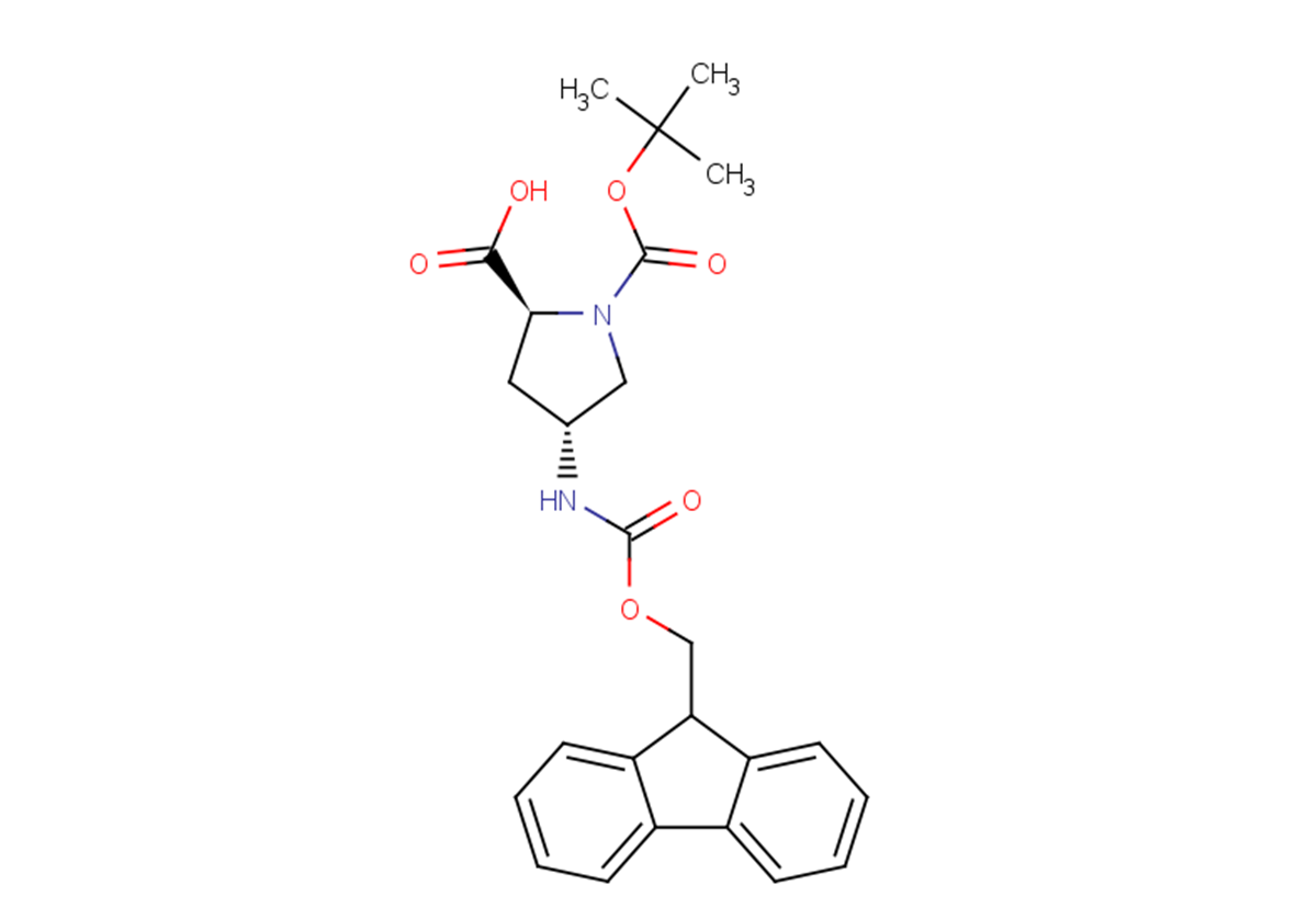 (2S,4R)-1-[(tert-butoxy)carbonyl]-4-{[(9H-fluoren-9-ylmethoxy)carbonyl]amino}pyrrolidine-2-carboxylic acid