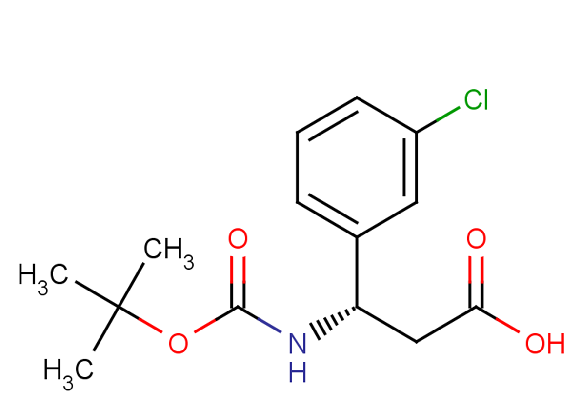 (3S)-3-{[(tert-butoxy)carbonyl]amino}-3-(3-chlorophenyl)propanoic acid