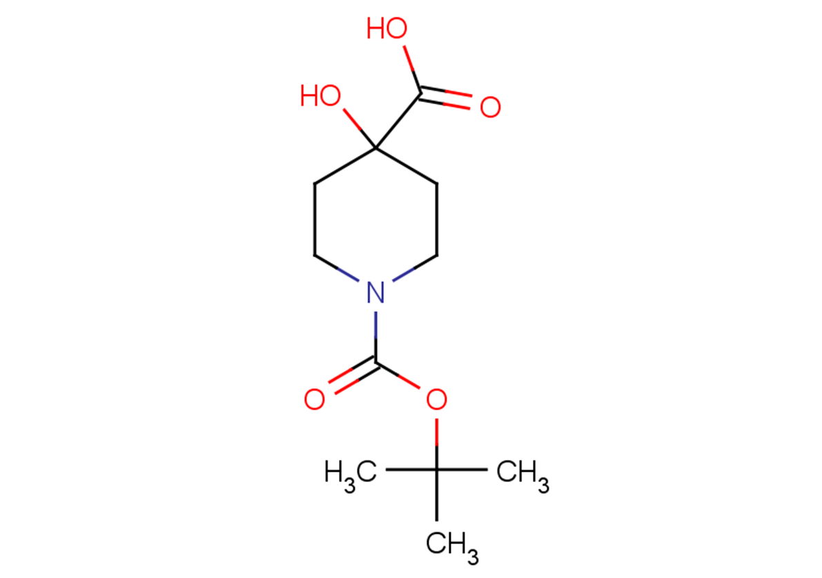 1-[(tert-butoxy)carbonyl]-4-hydroxypiperidine-4-carboxylic acid