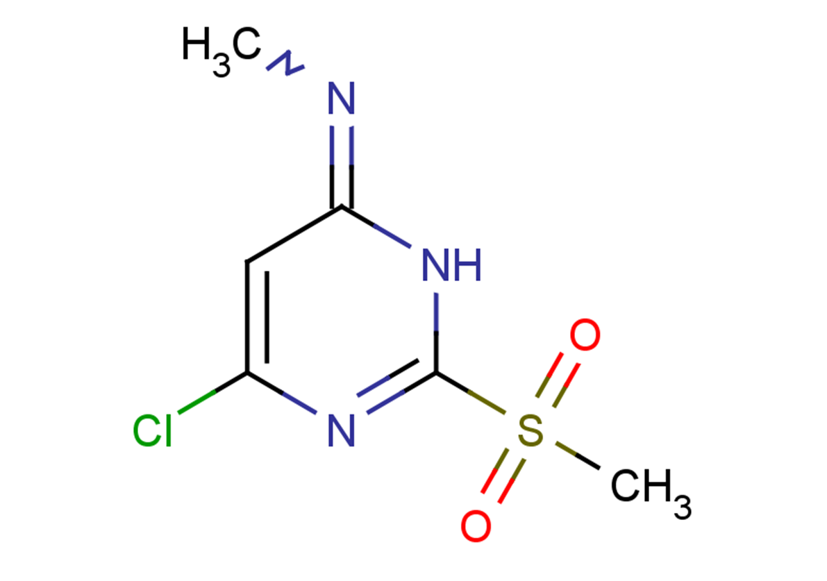 6-chloro-2-methanesulfonyl-N-methyl-3,4-dihydropyrimidin-4-imine