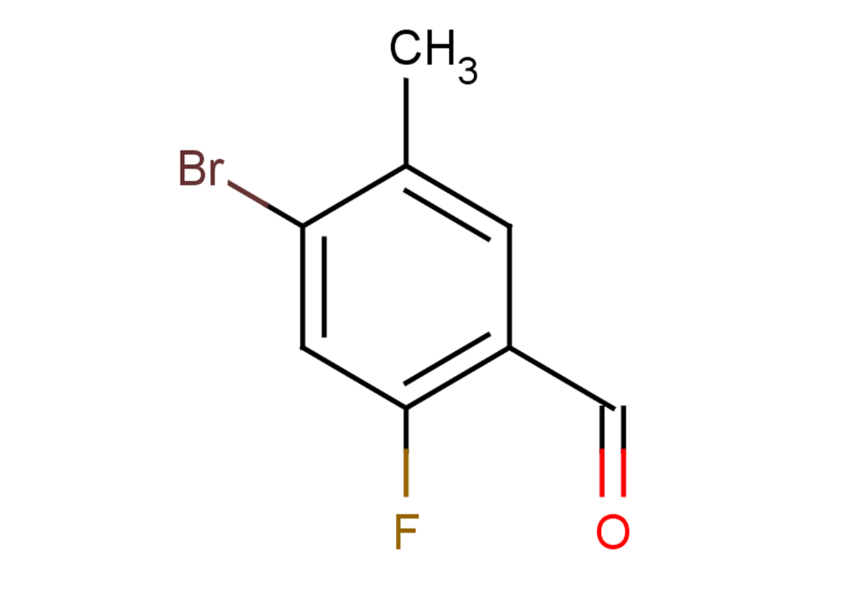 4-bromo-2-fluoro-5-methylbenzaldehyde