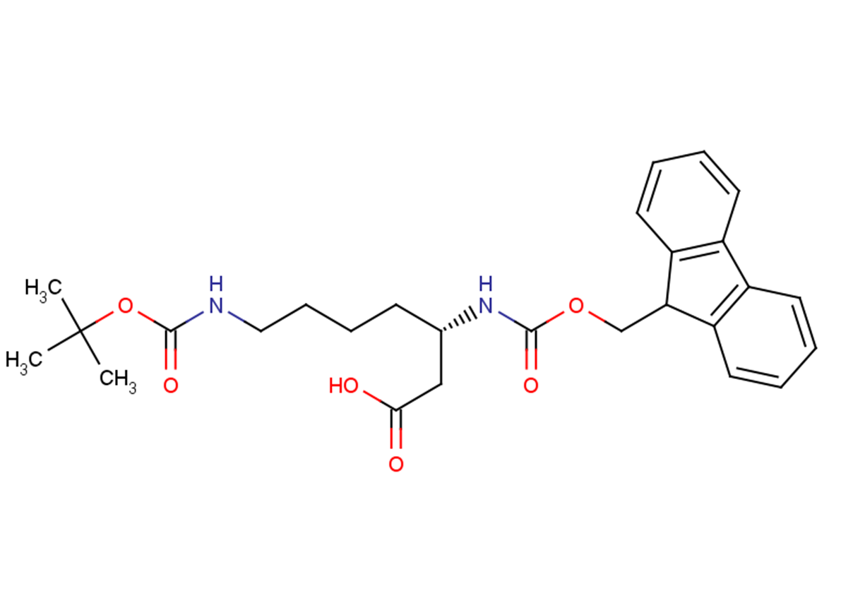 (3S)-7-{[(tert-butoxy)carbonyl]amino}-3-{[(9H-fluoren-9-ylmethoxy)carbonyl]amino}heptanoic acid
