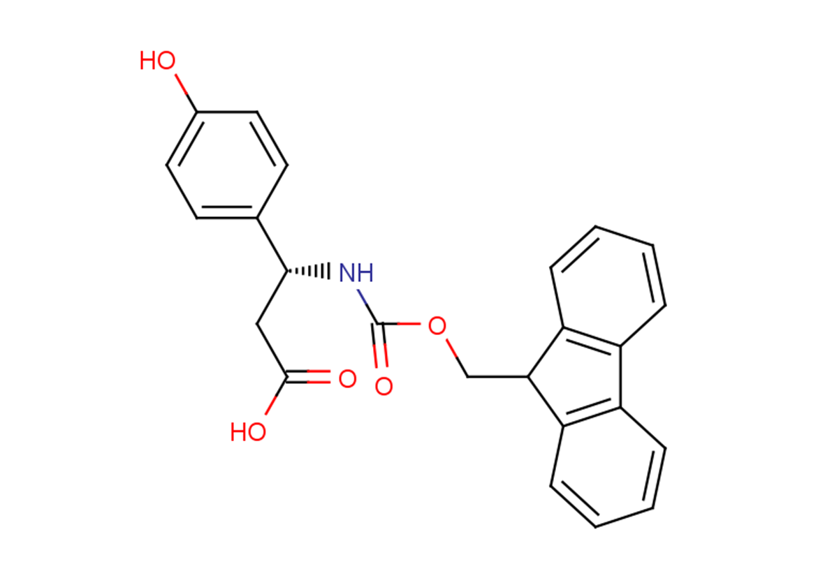 (3R)-3-{[(9H-fluoren-9-ylmethoxy)carbonyl]amino}-3-(4-hydroxyphenyl)propanoic acid