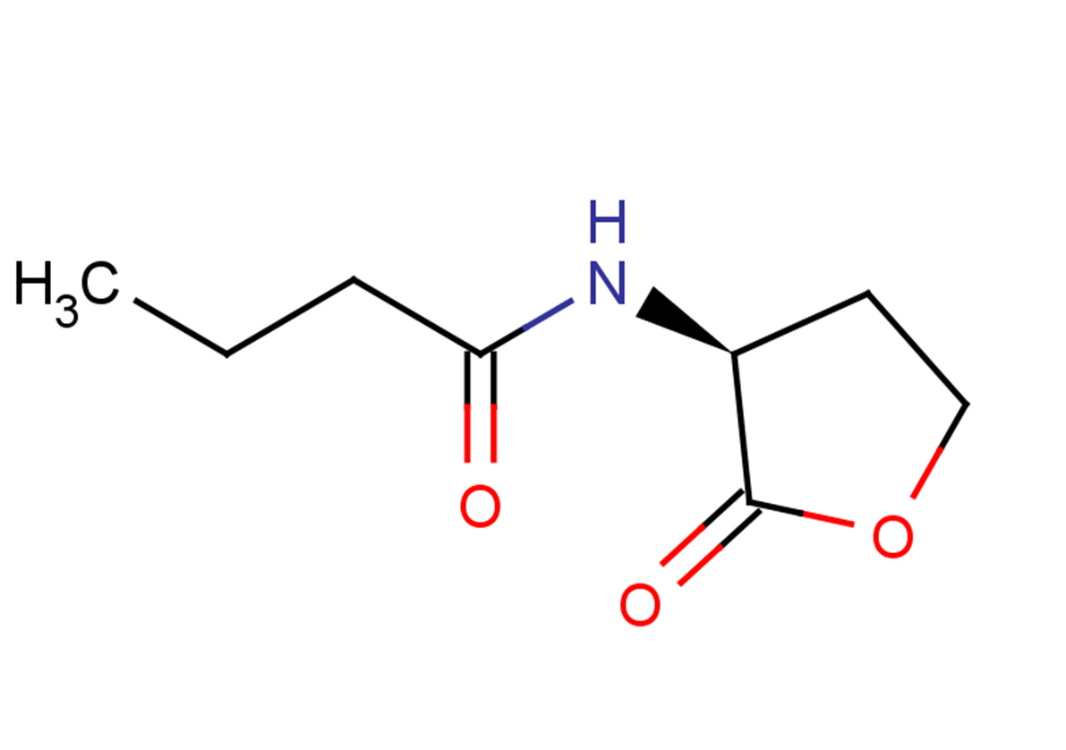 N-[(3S)-2-oxooxolan-3-yl]butanamide